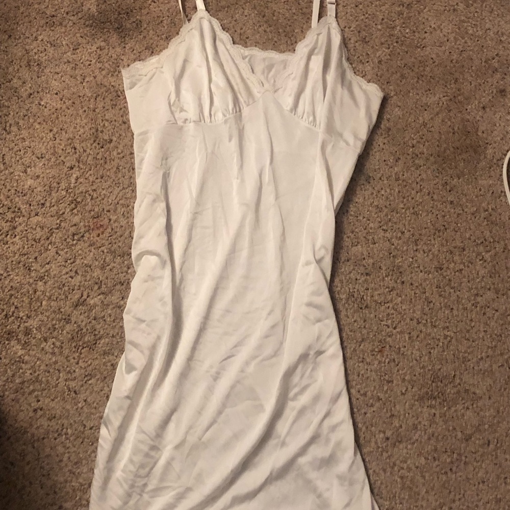 shadow line slip dress